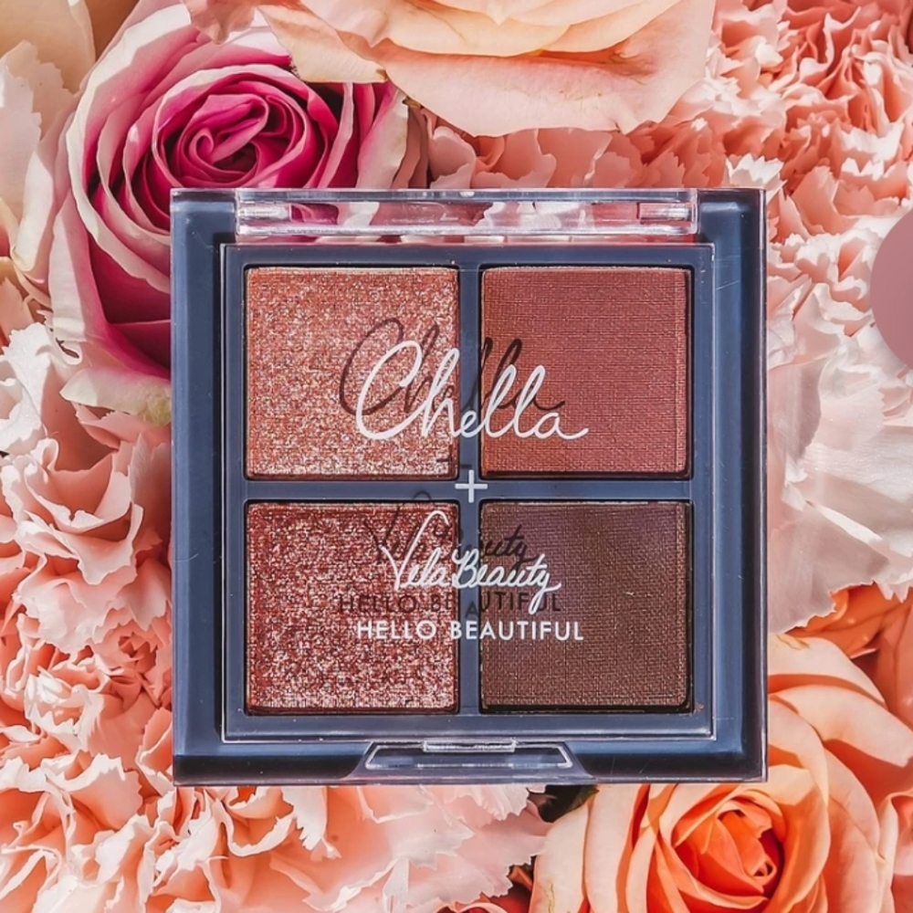 Chella & Vela Beauty Eyeshadow Palette - Blushing Rose